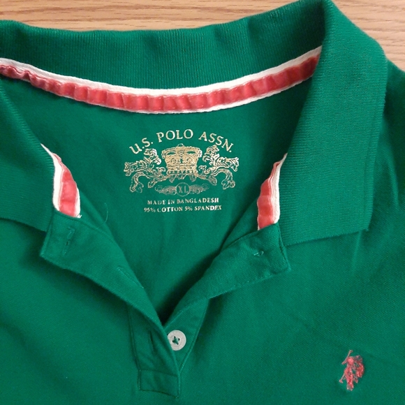 Green and Pink Polo Size XL - Picture 2 of 2